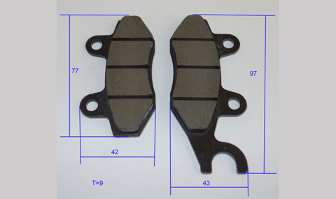 Колодки GEON X-Road-250 (Задние) Общая тол. 7мм, тор. накл. 4мм.jpeg